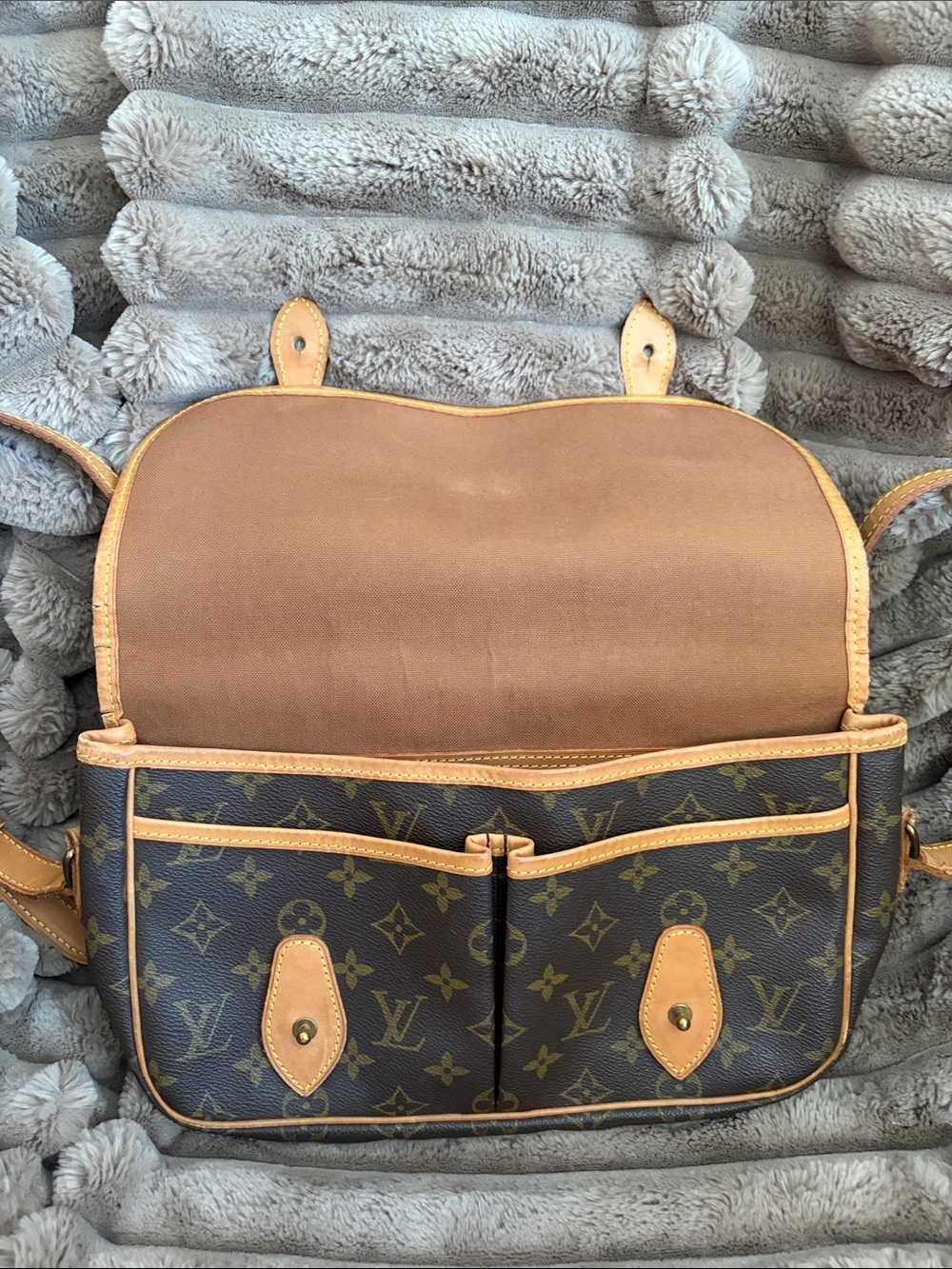 Louis Vuitton Monogram Canvas Crossbody Bag - Brown/ Tan - Picture 2 of 15